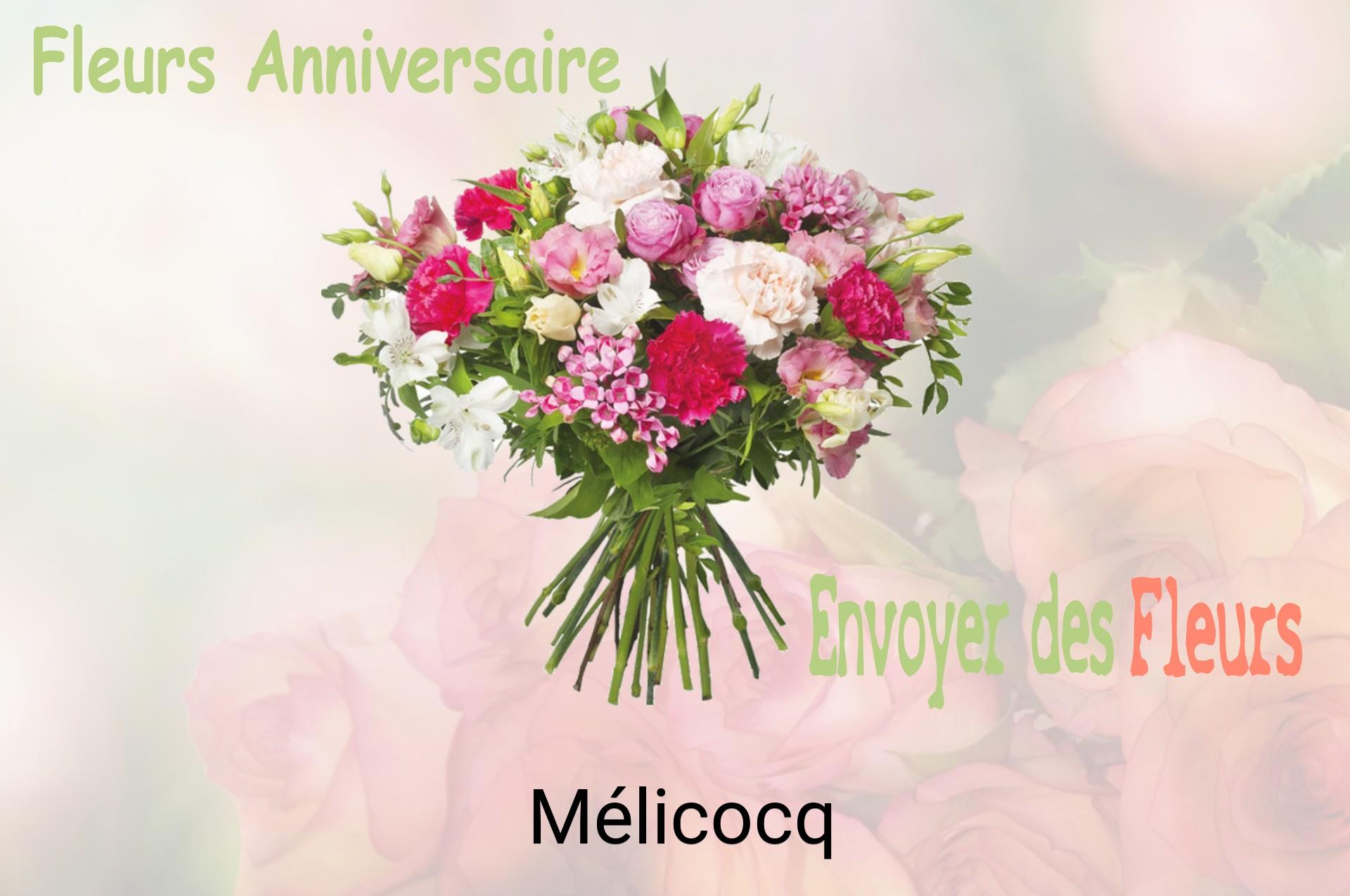 Bouquet de fleurs d’anniversaire livré à Mélicocq